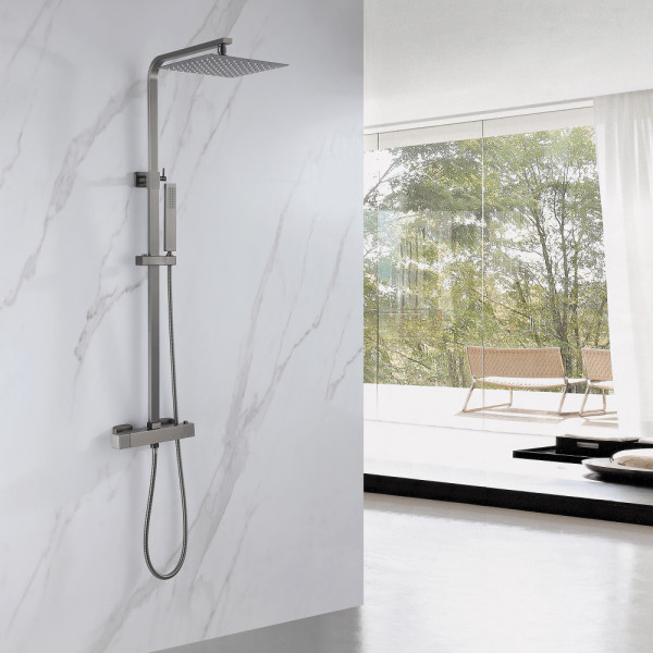 Душевая система Abber Daheim  никель (AF8260NGL)