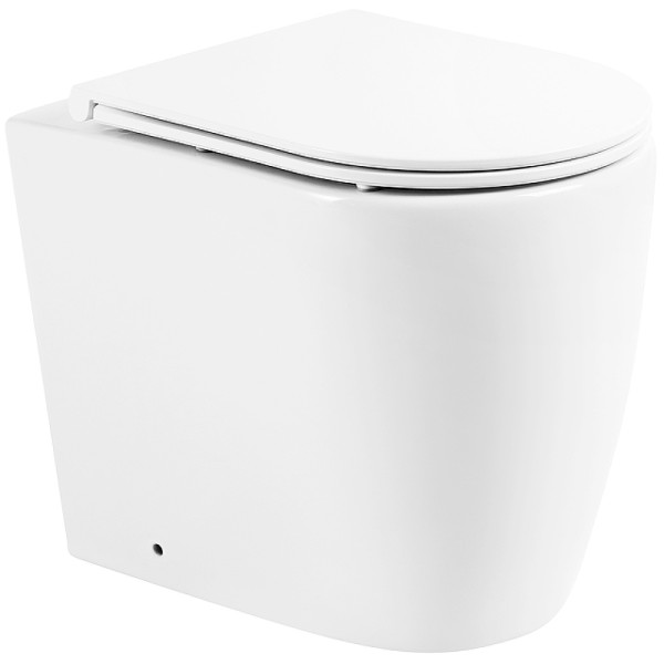 Унитаз приставной BelBagno Marino безободковый (BB105CBR/BB870SC) Унитаз приставной BelBagno Marino безободковый (BB105CBR/BB870SC)