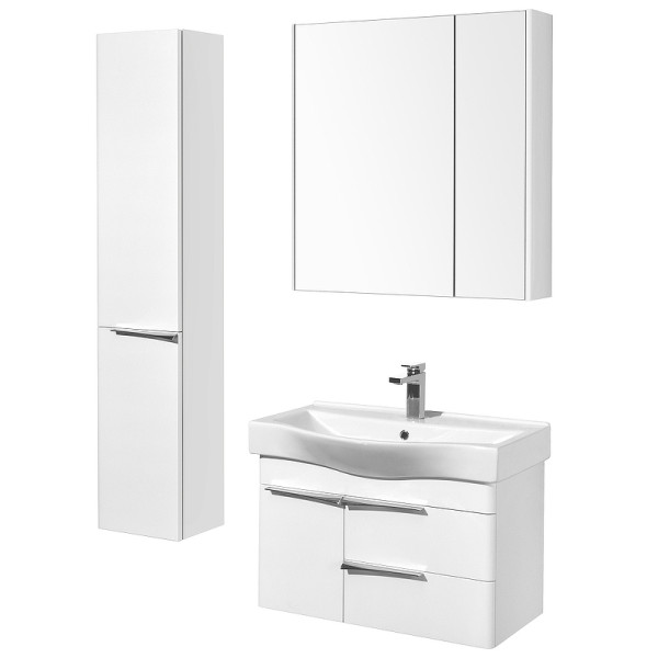 Шкаф зеркальный Aquaton Беверли 80 (1A237102BV010) Шкаф зеркальный Aquaton Беверли 80 (1A237102BV010)