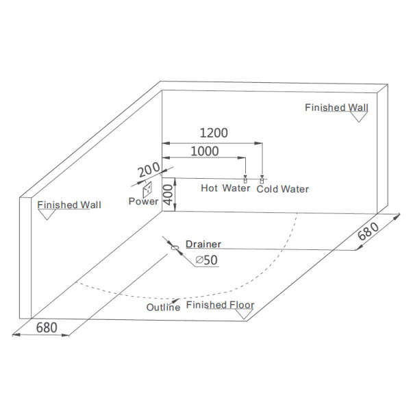 Ванна гидромассажная Gemy G9082 B 152х152 Ванна гидромассажная Gemy G9082 B 152х152