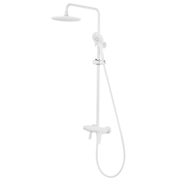 Душевая система Lemark Bronx белый (LM3762MW)