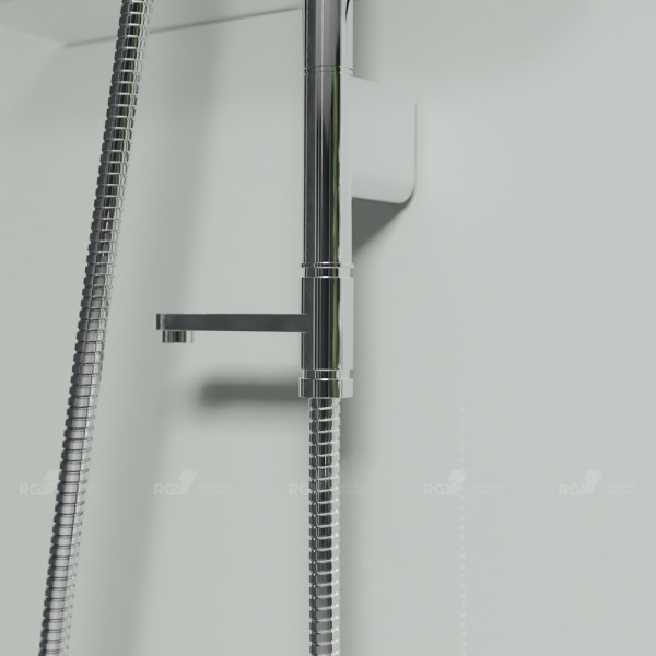 Душевая кабина RGW AN-207 70x70 стекло матовое, профиль белый (411320777-95)