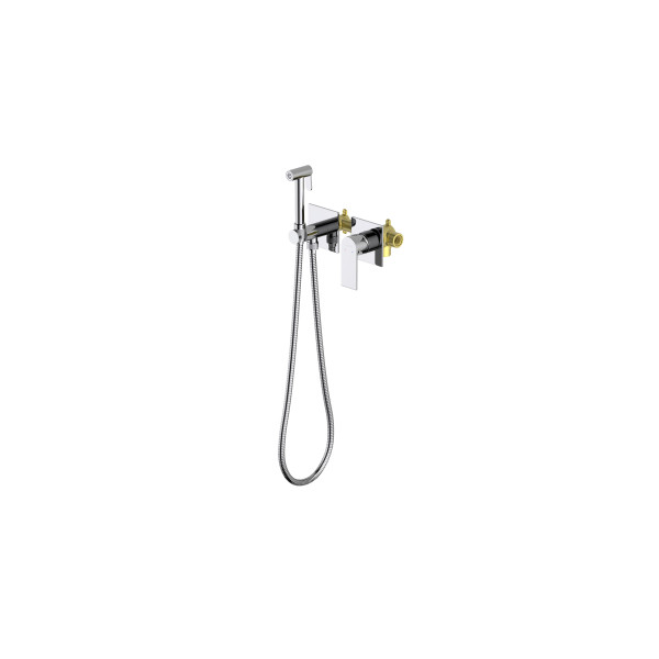 Смеситель с гигиеническим душем Aquatek Лира хром (AQ1420CR) Смеситель с гигиеническим душем Aquatek Лира хром (AQ1420CR)