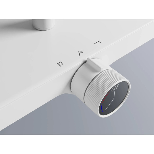 Душевая система на три режима Rea Bari White mat (REA-P0895)