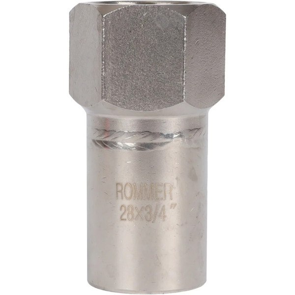 Вставка резьбовая 28х3/4"В Rommer из нержавеющей стали (пресс) (RSS-0023-002834) Вставка резьбовая 28х3/4"В Rommer из нержавеющей стали (пресс) (RSS-0023-002834)