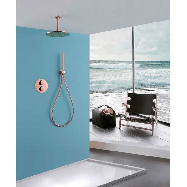Душевая система Abber Wasser Kreis розовое золото (AF8121RG) Душевая система Abber Wasser Kreis розовое золото (AF8121RG)