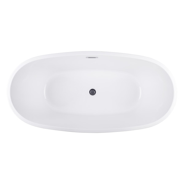 Ванна акриловая Swedbe Vita 170х80х58 отдельностоящая белый (8815) Ванна акриловая Swedbe Vita 170х80х58 отдельностоящая белый (8815)