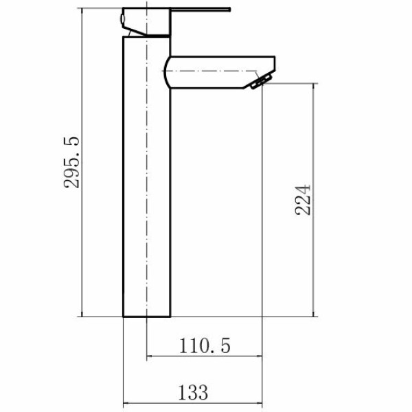 Смеситель для раковины Fashun сатин (A51201)