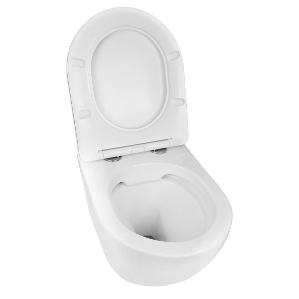 Унитаз подвесной Gloria безободковый 490x370x360 (AZ-2003)