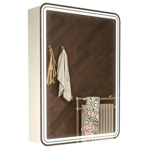Зеркало-шкаф Azario Adriana 1П 60x80 с подсветкой (CS00069512)