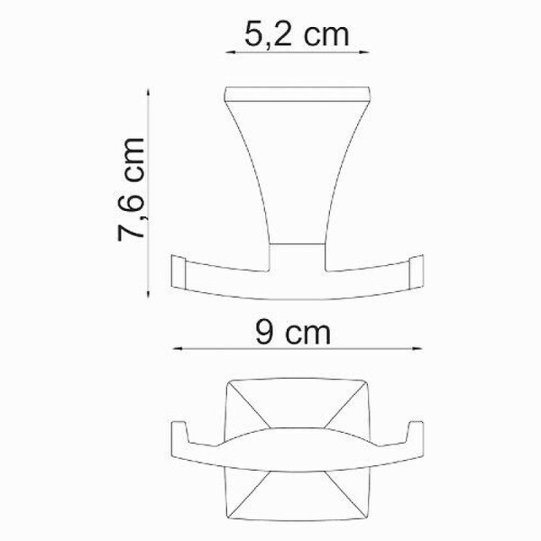 Крючок WasserKRAFT Wern (K-2523D)