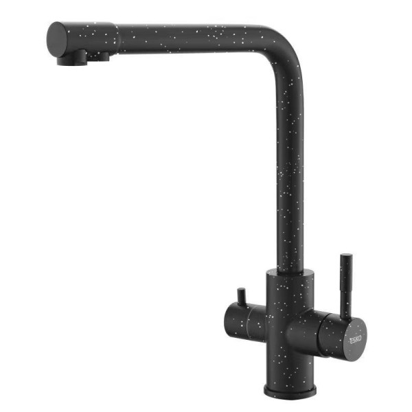 Смеситель для кухни Esko Granite Black с подключением к фильтру черный (GR 05 B) Смеситель для кухни Esko Granite Black с подключением к фильтру черный (GR 05 B)