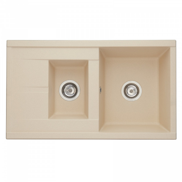 Мойка для кухни врезная Aquaton Делия 87 510x870x218 шампань (1.A716.2.32D.E29.0)