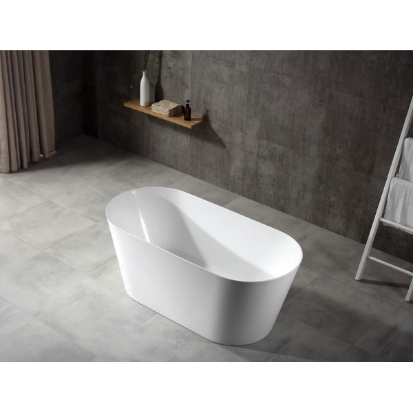 Ванна акриловая отдельностоящая Abber 150х70 белая (AB9222-1.5)