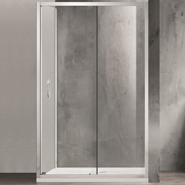 Душевое ограждение Azario 120х80х200 стекло прозрачное, профиль серебро (AZ-ND1131 R 1200)