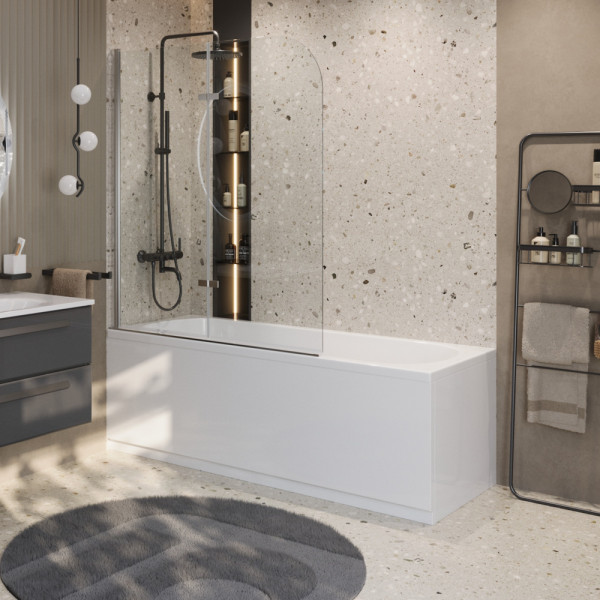 Ванна акриловая Cezares Eco 165x70x60 белый (ECO-165-70-41-W37)