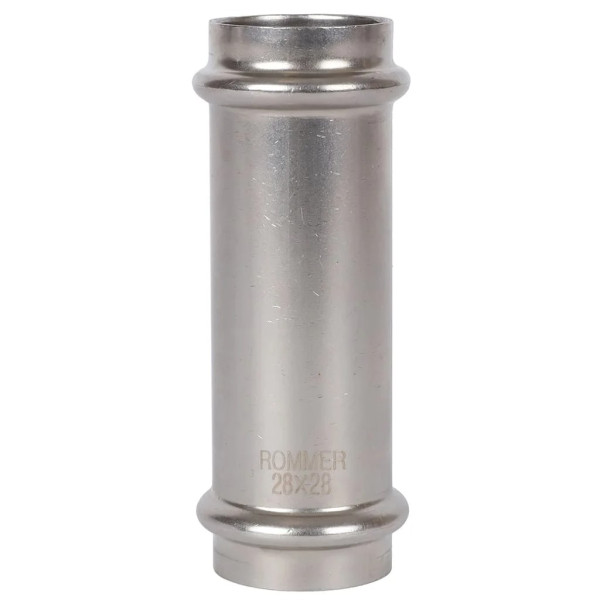 Муфта надвижная 28 Rommer из нержавеющей стали (пресс) (RSS-0019-000028)