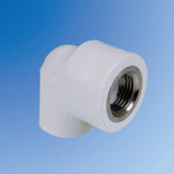 Угольник переходной PP-R 25*3/4"В "Pilsa" (белый, латунь) (80625) Угольник переходной PP-R 25*3/4"В "Pilsa" (белый, латунь) (80625)