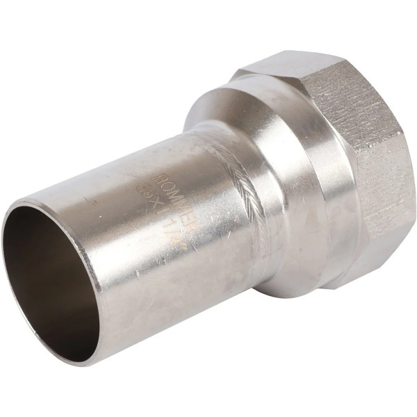 Вставка резьбовая 35х1 1/4"В Rommer из нержавеющей стали (пресс) (RSS-0023-035114) Вставка резьбовая 35х1 1/4"В Rommer из нержавеющей стали (пресс) (RSS-0023-035114)