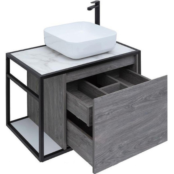 Тумба подвесная Aquanet Nova Lite Loft 75 R дуб рошелье (00261653)