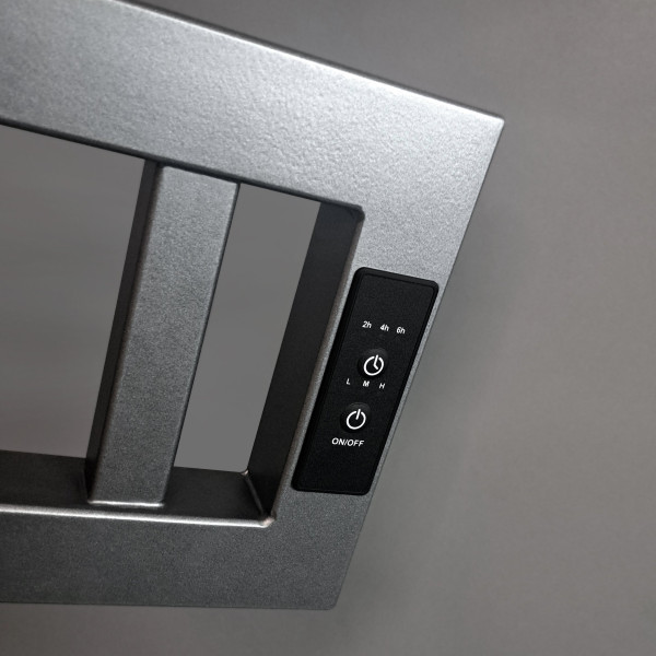 Полотенцесушитель электрический Indigo Muza 600x500 таймер, скрыт.провод справа, Graphite Metallic (DGM60-50GFMRt) Полотенцесушитель электрический Indigo Muza 600x500 таймер, скрыт.провод справа, Graphite Metallic (DGM60-50GFMRt)