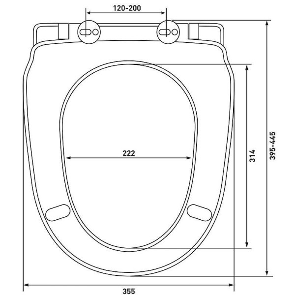 Сиденье для унитаза Berges Nord SO белое, c soft-close (15703)