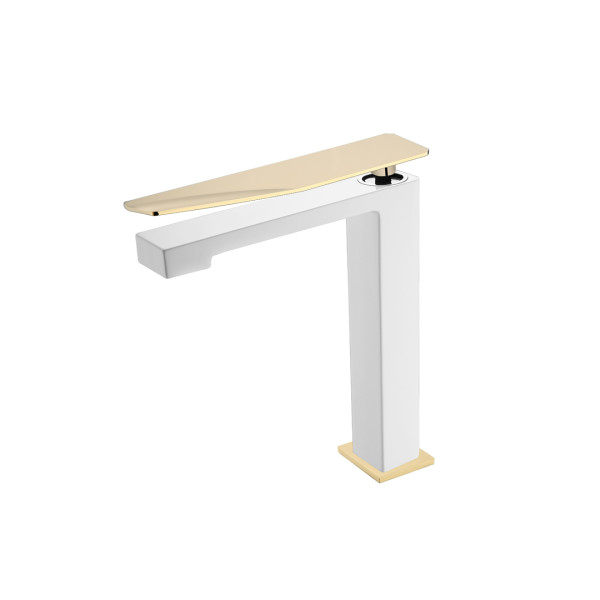 Смеситель для раковины Boheme Q золотой (142-WG.2)