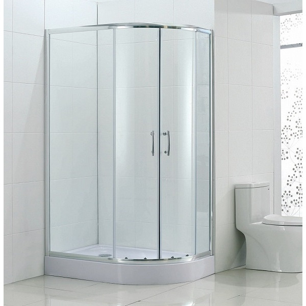 Душевой уголок BandHours Anis 812 R 80х120 поддон в комплекте, стекло прозрачное, профиль хром