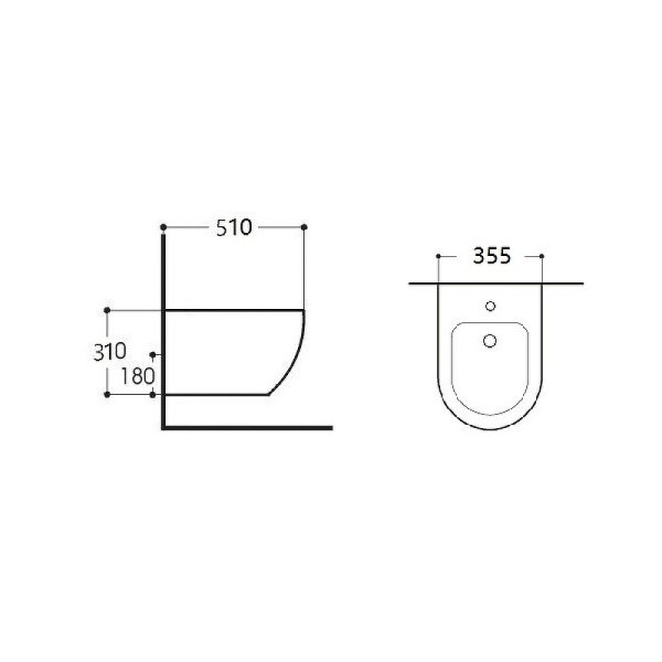 Биде подвесное Aquatek Европа белое (AQ1016-00) Биде подвесное Aquatek Европа белое (AQ1016-00)