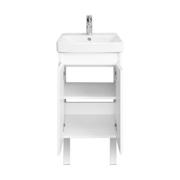 Тумба-умывальник Aquaton Сканди Doors 45 Белый/1WH501630 Раковина Адриана 45 (1A2787K0SD010)