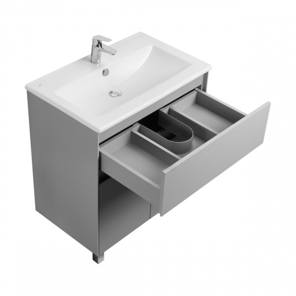 Тумба напольная Aquaton Форест 730x455x733 туманный серый (1.A278.3.01F.R4D.0)