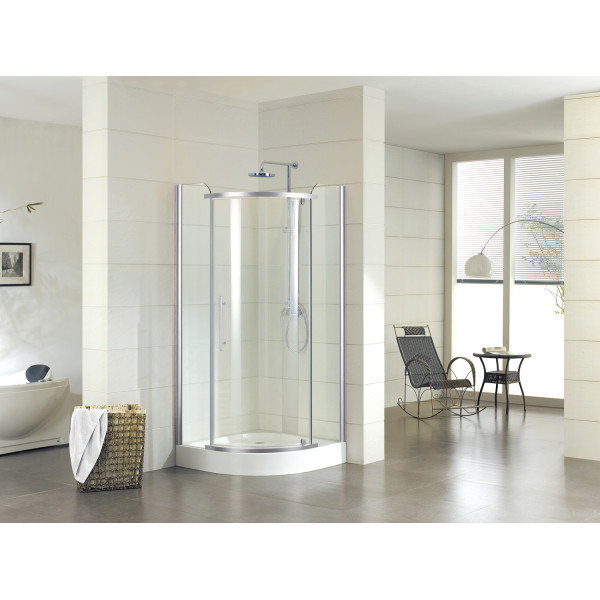 Душевой уголок Azario Edmonton 90x90x200 стекло прозрачное, профиль хром (AZ-NNC2231 90)