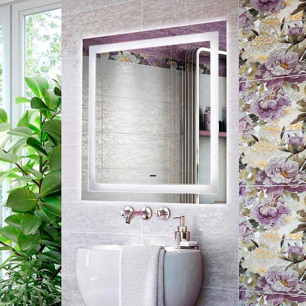 Зеркало с подсветкой Comforty Квадрат 900x30x900 (00-00005264)