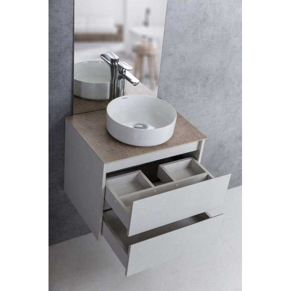 Тумба подвесная BelBagno Kraft 60 см Bianco Opaco (Kraft-600-2C-SO-BO)