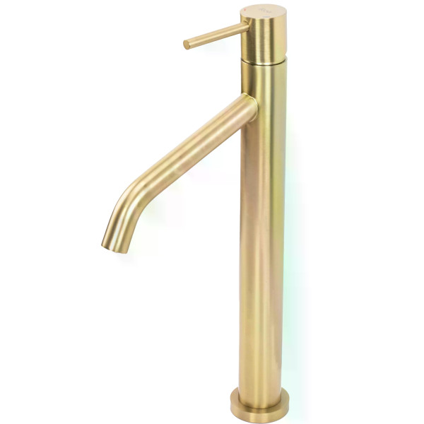 Смеситель для раковины Rea Level золото матовое (REA-B6217)