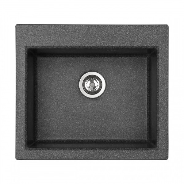 Мойка для кухни врезная Aquaton Линеа 584x517x228 графит (1.A733.0.32L.W21.0)