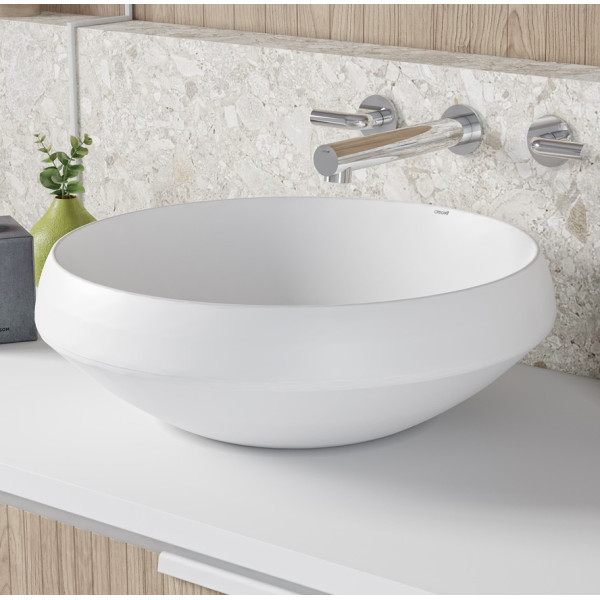 Раковина накладная Creavit 45x45 белая (DE045-00CB00E-0000)