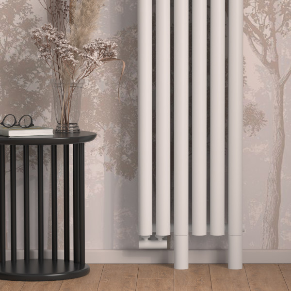 Стальной радиатор Сунержа Эталон-00 EU50 1800x341 5 секции матовый белый (30-0335-1805)