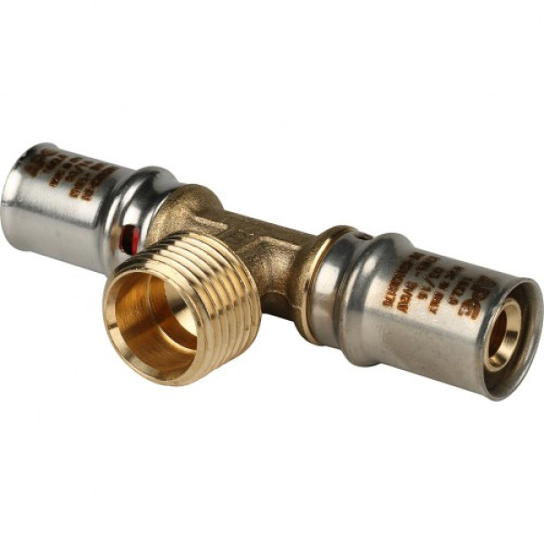 Тройник 16*1/2"Н*16 Stout (пресс) SFP-0008-161216 Тройник 16*1/2"Н*16 Stout (пресс) SFP-0008-161216