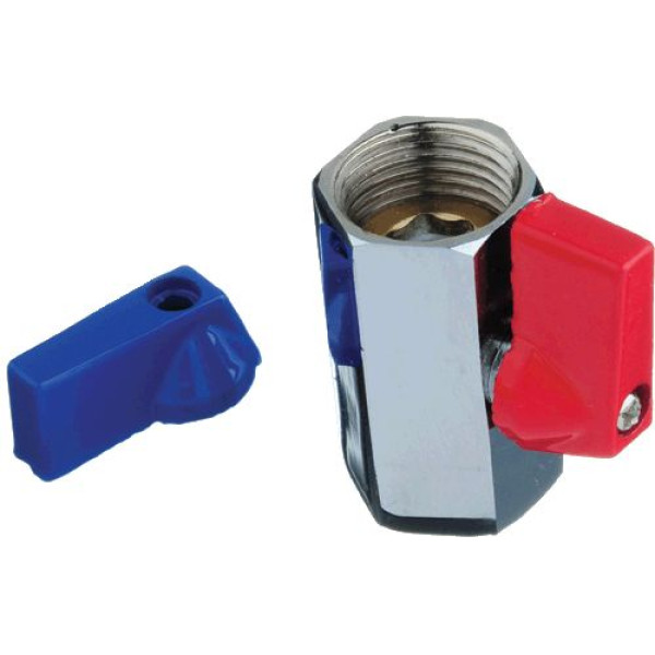 Кран 1/2" ВВ шаровый TeRma (мини) (33802) Кран 1/2" ВВ шаровый TeRma (мини) (33802)