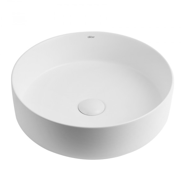 Раковина накладная Abber Bequem 400x400 белый матовый (AC2109MW) Раковина накладная Abber Bequem 400x400 белый матовый (AC2109MW)