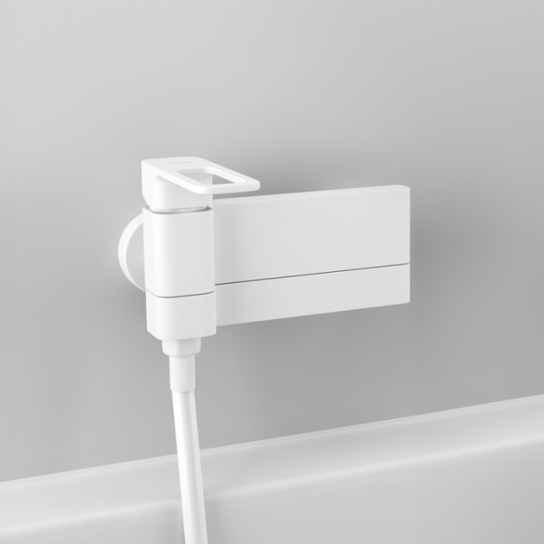 Смеситель для ванны и душа Iddis Slide белый (SLIWT00i02WA) Смеситель для ванны и душа Iddis Slide белый (SLIWT00i02WA)