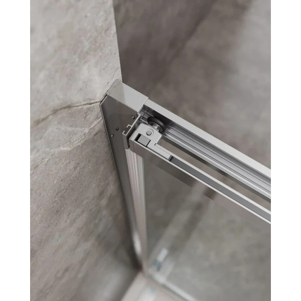 Душевой уголок Cezares Molveno 100x100x195 стекло прозрачное, профиль хром (MOLVENO-AF-31-100-C-CR-IV)