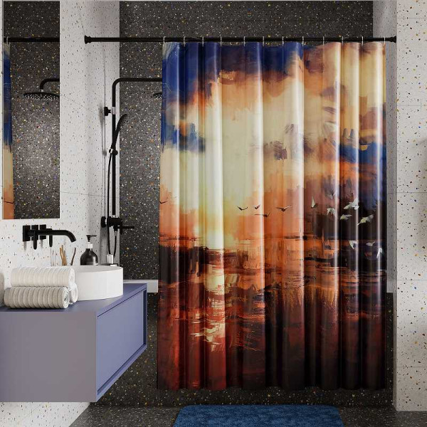 Душевая шторка для ванны Wasser Kraft Ammer 180x200 (SC-70103) Душевая шторка для ванны Wasser Kraft Ammer 180x200 (SC-70103)