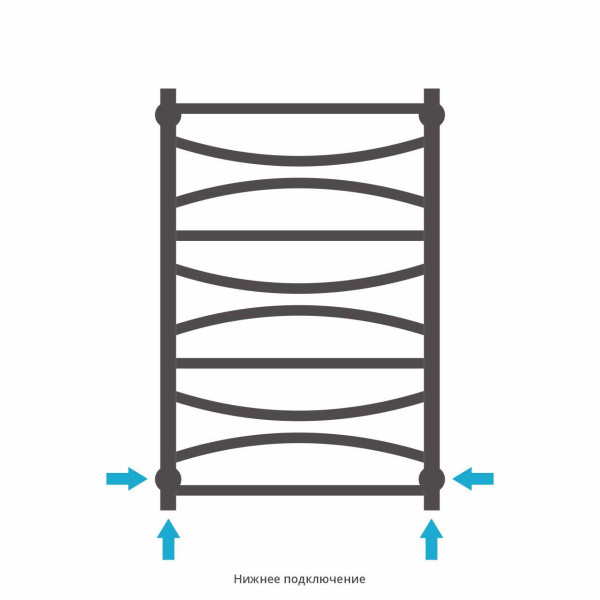 Полотенцесушитель водяной Сунержа Ажур 800х500 хром (00-0255-8050)