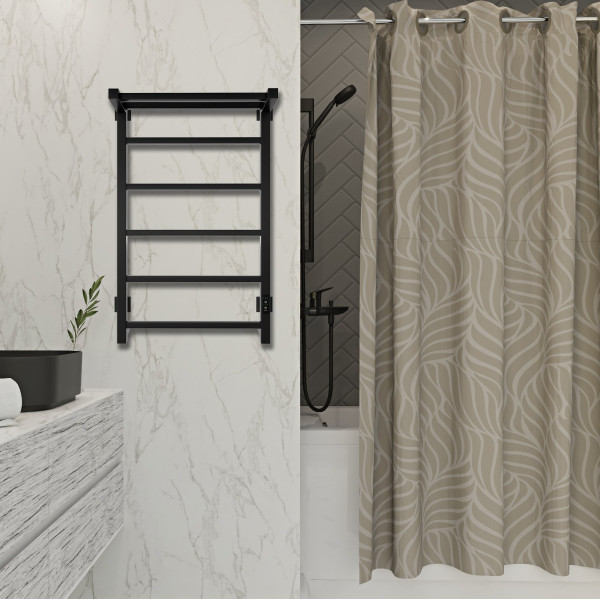 Полотенцесушитель электрический Indigo Forma 800x500 таймер, унив.подкл.RxL, Черный муар (LEF80-50BRRt) Полотенцесушитель электрический Indigo Forma 800x500 таймер, унив.подкл.RxL, Черный муар (LEF80-50BRRt)