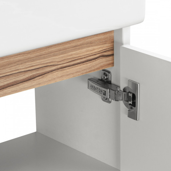 Тумба подвесная Aquaton Эклипс 447x244x472 эбони светлый (1.A172.8.01E.K49.R)