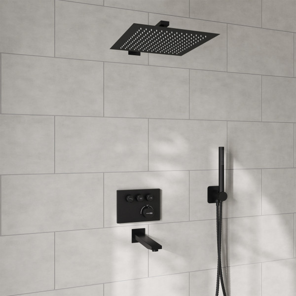 Смеситель для ванны и душа встраиваемый Thermo WasserKRAFT черный (A7458.219.162.302.240.217.220 Thermo ) Смеситель для ванны и душа встраиваемый Thermo WasserKRAFT черный (A7458.219.162.302.240.217.220 Thermo )