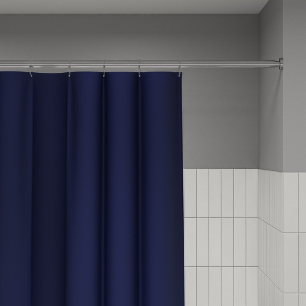 Шторка для ванн текстильная Iddis Promo 180x200 темно-синяя (P05PE18i11)