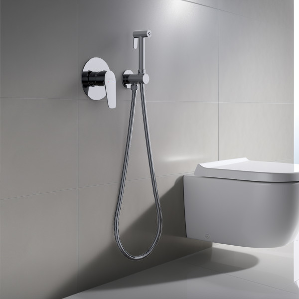 Смеситель с гигиеническим душем Aquatek Бетта хром (AQ1119CR)